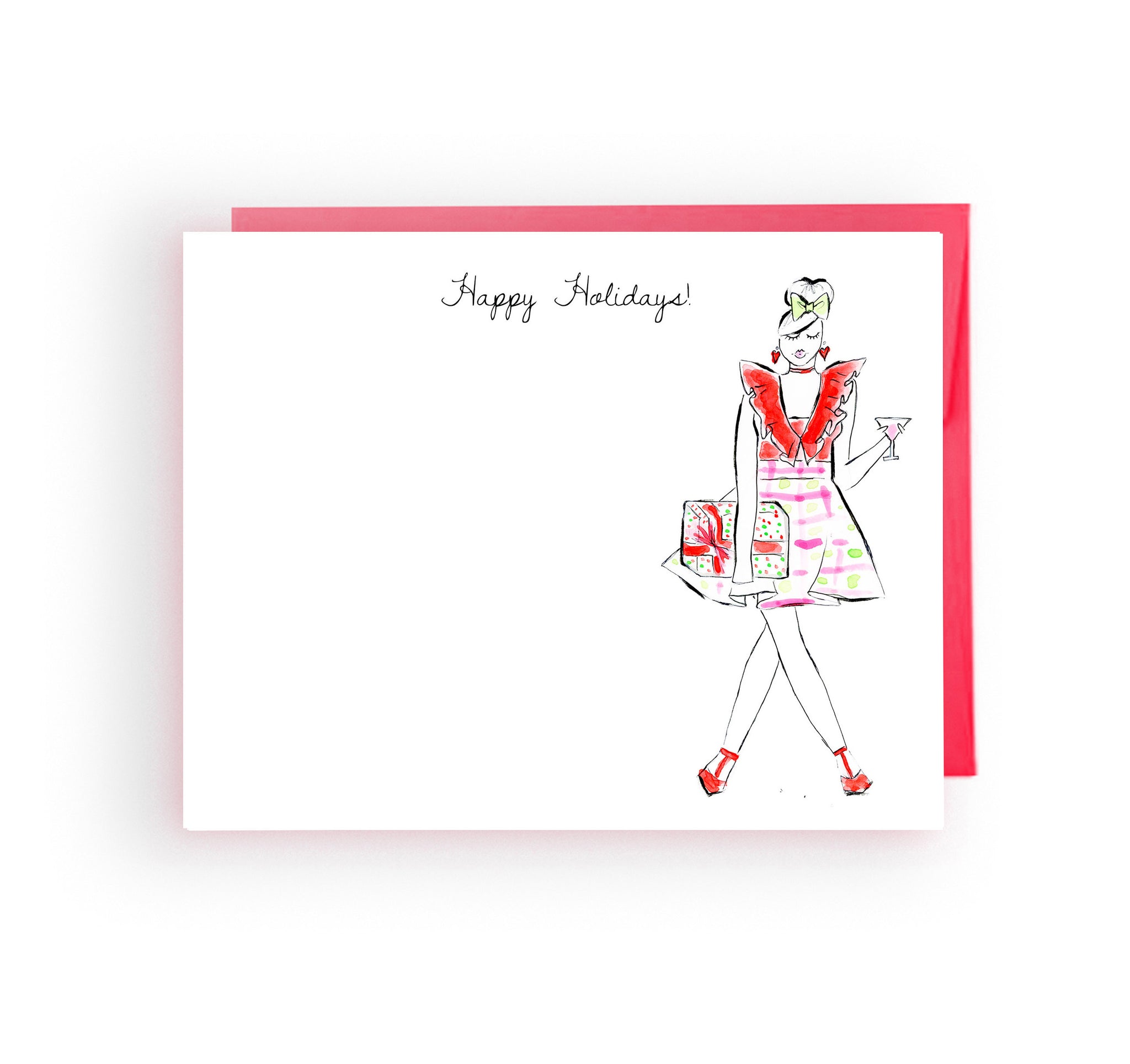 Pre-order Holiday Cards - Cocktail Girl