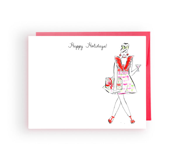 Pre-order Holiday Cards - Cocktail Girl