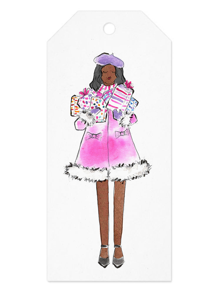 Gifting Presents Girl Gift Tag