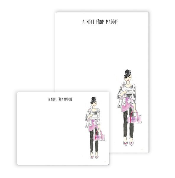 Dance Girl Personalized Stationery Desk Set