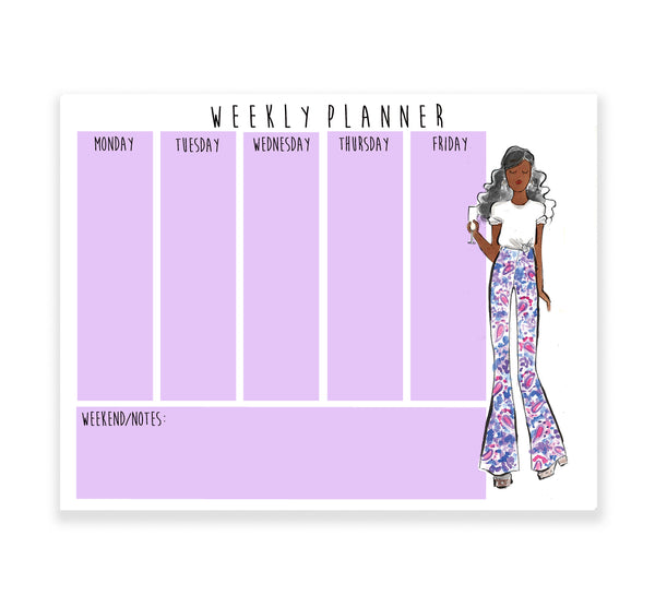 Fashion Boho Girl Weekly Planner