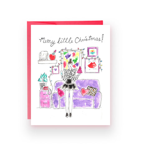 Pre-Order Christmas Card - Merry Little Christmas Apartment