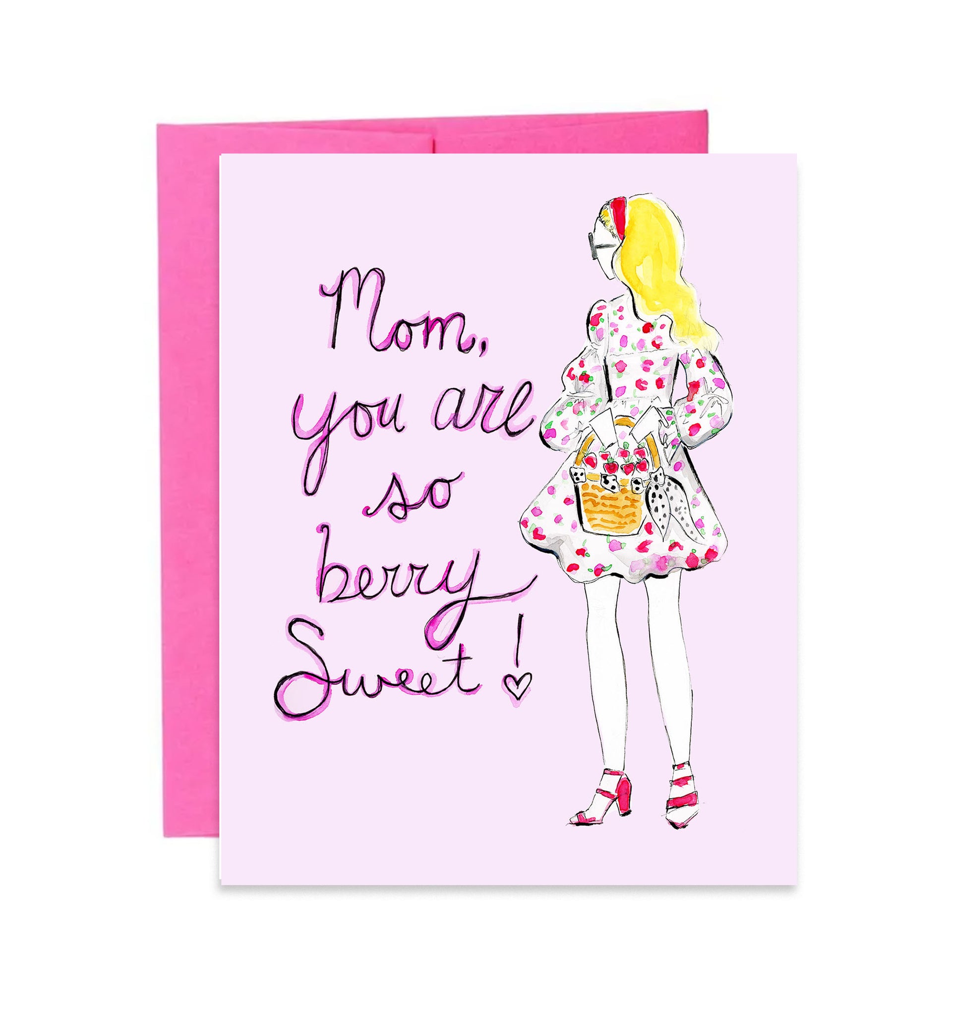Mom, You are So Berry Sweet Mother's Day Greeting Card