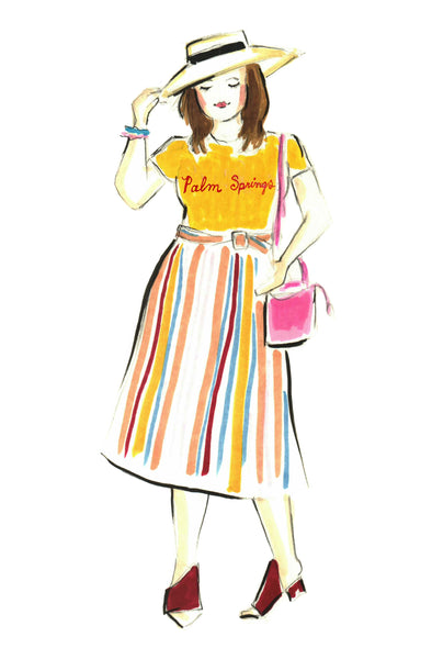 Quick Style Fashion Illustration Sketch/Original Shipped