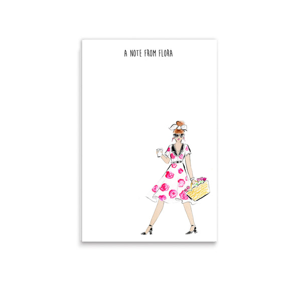 Summer Fashionista Personalized Notepad