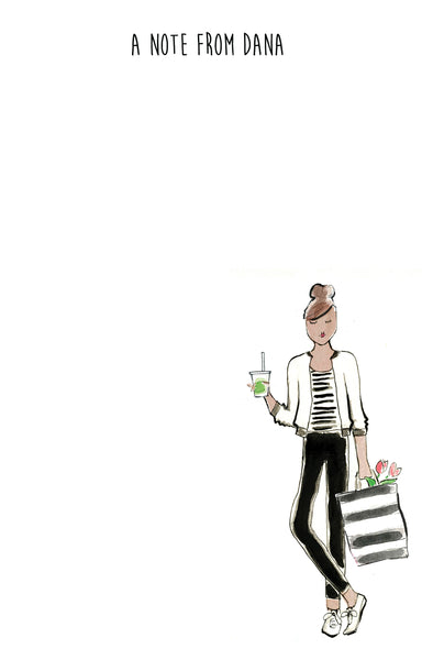 Workout Girl Personalized Notepad