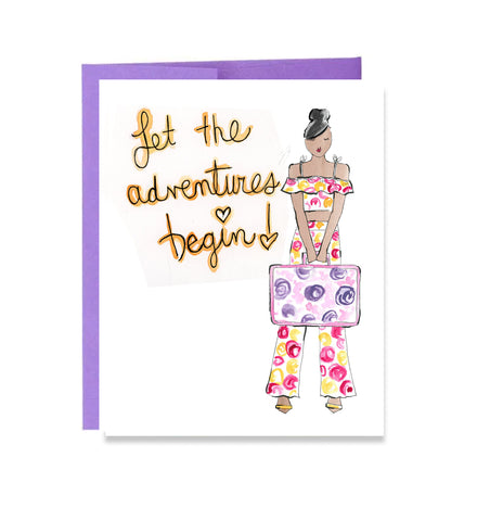 Let the Adventure Begins Greeting Card