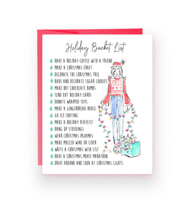 Pre-Order Christmas Card - Holiday Bucket List