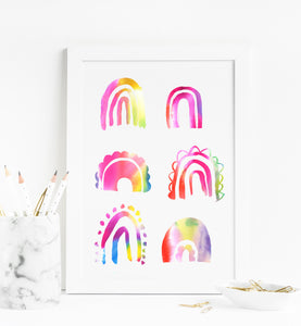 Mini Rainbow Art Print