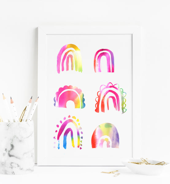 Mini Rainbow Art Print