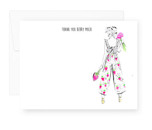 Bow Market Girl Note Card Set {Ready to Ship}
