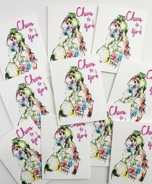 WHOLESALE: Cheers to you | Birthday and Celebration Card