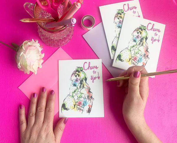 WHOLESALE: Cheers to you | Birthday and Celebration Card