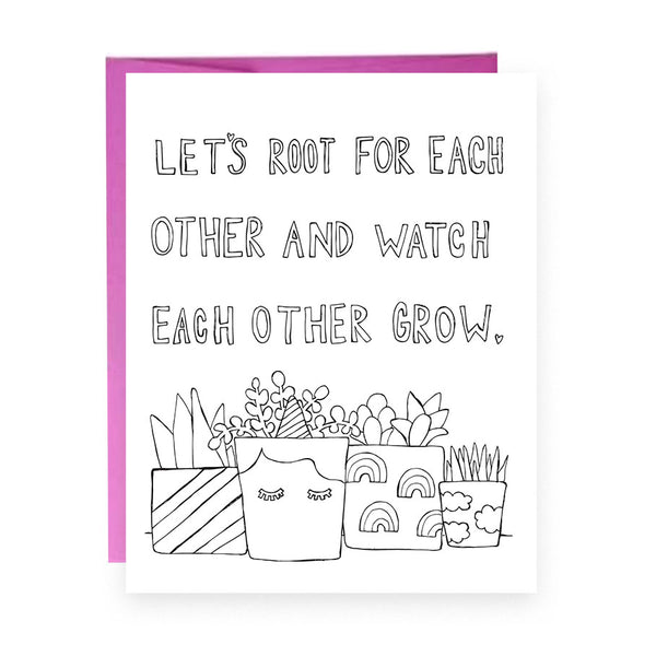 Friendship Coloring Greeting Card Collection (Ready to Ship)