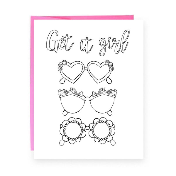 Friendship Coloring Greeting Card Collection (Ready to Ship)