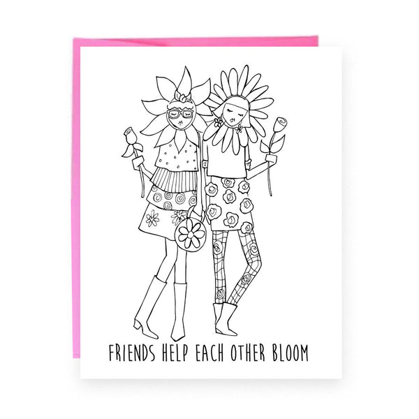 Friendship Coloring Greeting Card Collection (Ready to Ship)