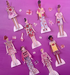 LOVE Printable Paper Dolls | Digital Download
