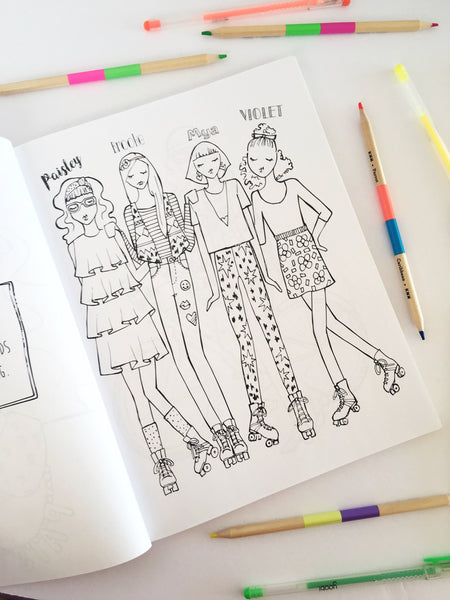 WHOLESALE: Paisley; the Fashion Girl Coloring Book