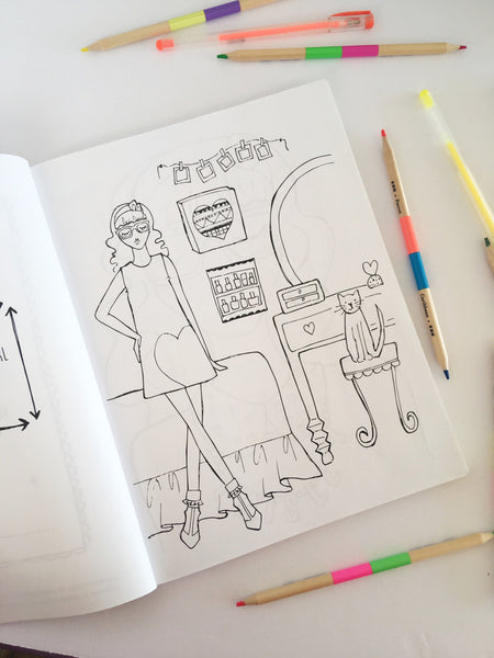 WHOLESALE: Paisley; the Fashion Girl Coloring Book