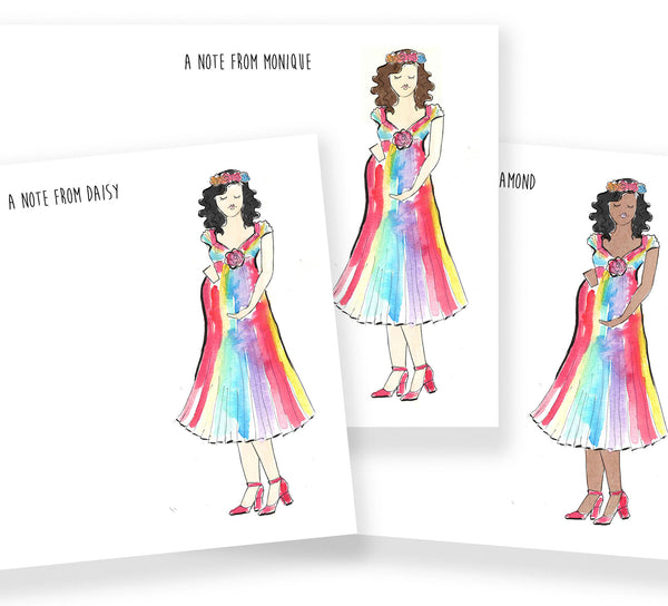 Rainbow Mama Personalized Stationery