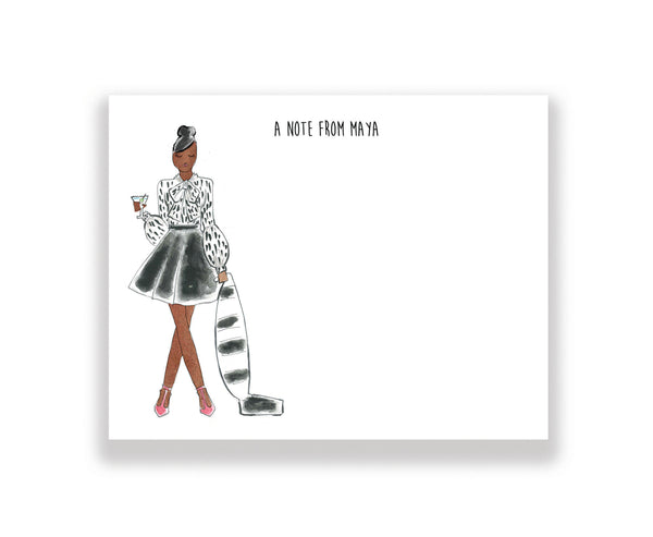 Retro Housewife Personalized Stationery