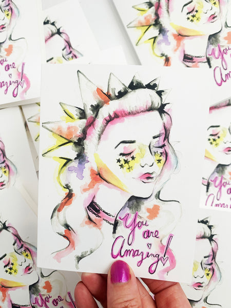 You are Amazing Greeting Card