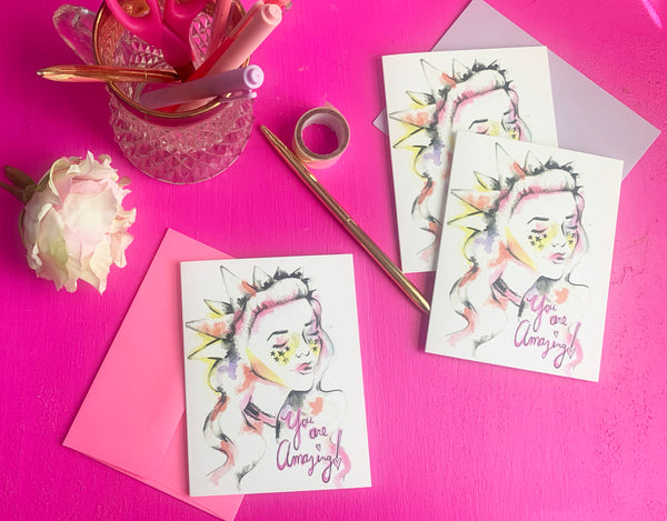 You are Amazing Greeting Card