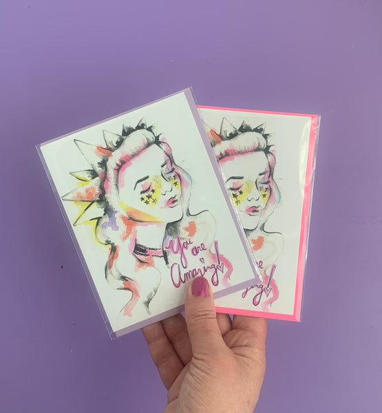 You are Amazing Greeting Card