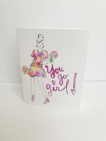 WHOLESALE: You Go Girl Greeting Card