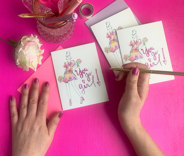 WHOLESALE: You Go Girl Greeting Card