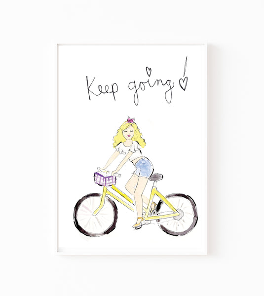 Keep Going Art Print