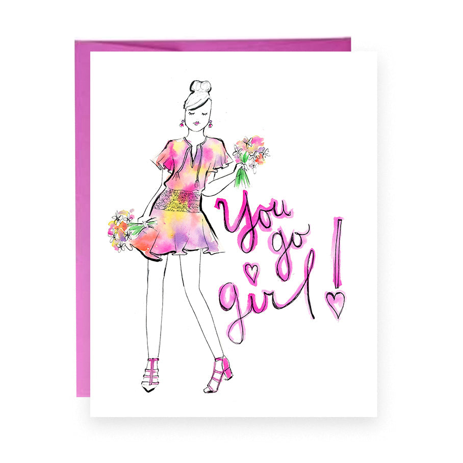 WHOLESALE: You Go Girl Greeting Card