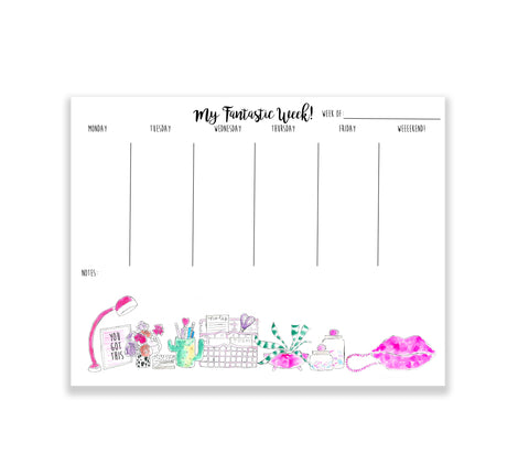 Desktop Weekly Planner