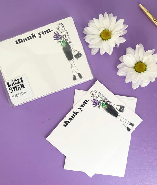 Thank You Note Card Set (Ready to Ship)