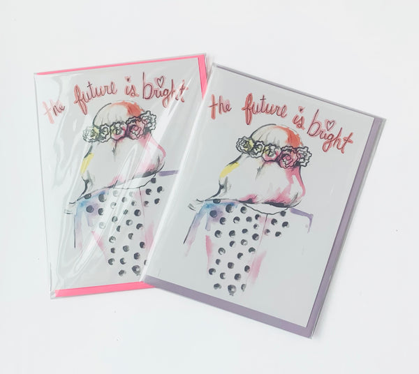 The Future is Bright Greeting Card